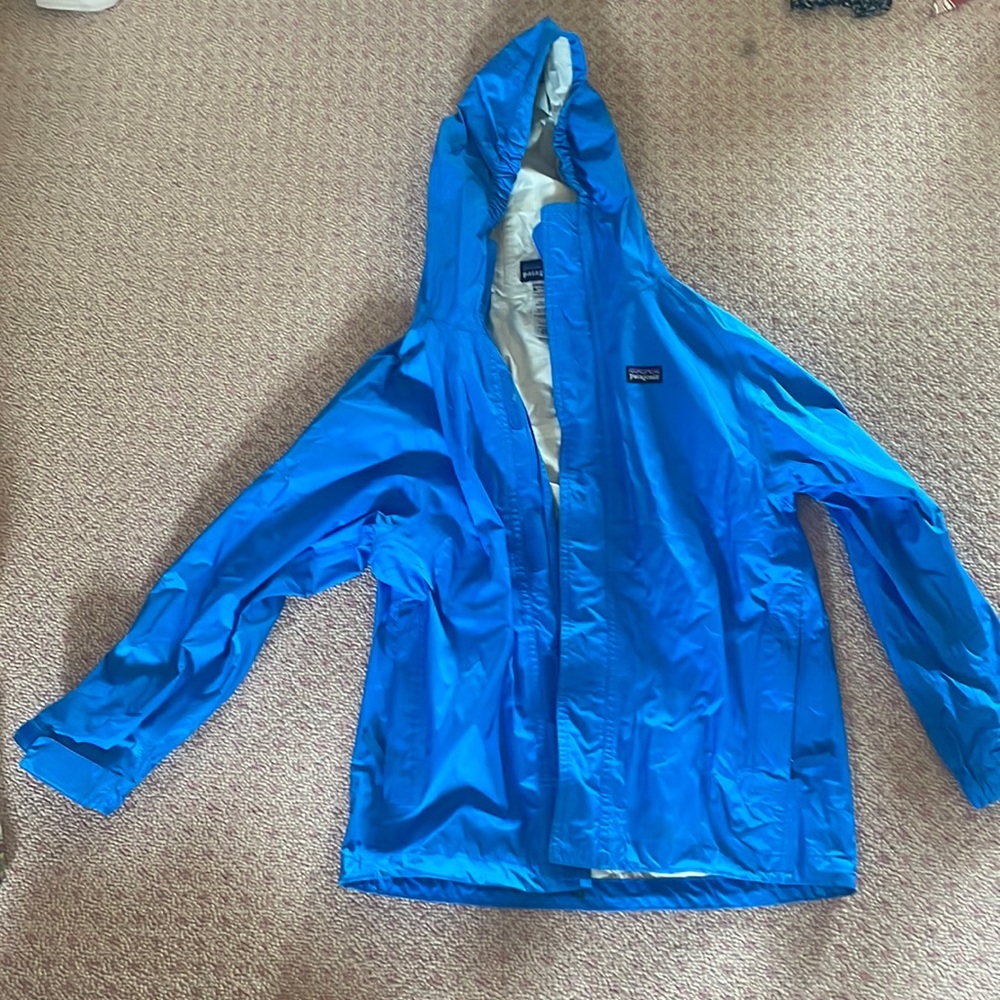 Patagonia Blue Rainjacket